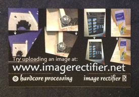 Image Rectifier business card output